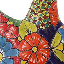 Load image into Gallery viewer, Hand-Painted Talavera-Style Ceramic Starfish Wall Sculpture - Talavera Starfish | NOVICA