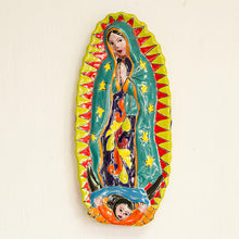 Load image into Gallery viewer, Talavera Guadalupe in Green