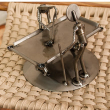 Load image into Gallery viewer, Billiards-Themed Upcycled Metal Auto Part Sculpture - Billiards | NOVICA