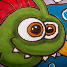 Load image into Gallery viewer, Goofy Fish Ceramic Wall Art from Mexico - Goofy Fish | NOVICA
