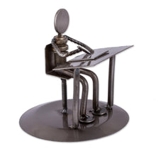 Load image into Gallery viewer, Recycled Metal Auto Part Artist Sculpture from Mexico - Artist | NOVICA