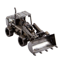 Load image into Gallery viewer, Rustic Metal Eco Art Loader Sculpture - Rustic Loader | NOVICA