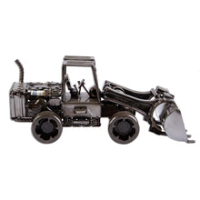 Load image into Gallery viewer, Rustic Metal Eco Art Loader Sculpture - Rustic Loader | NOVICA