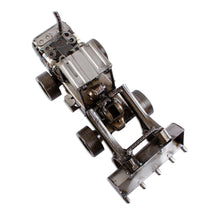 Load image into Gallery viewer, Rustic Metal Eco Art Loader Sculpture - Rustic Loader | NOVICA