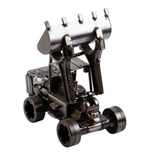 Load image into Gallery viewer, Rustic Metal Eco Art Loader Sculpture - Rustic Loader | NOVICA