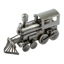 Load image into Gallery viewer, Rustic Locomotive Recycled Metal Sculpture - Rustic Locomotive | NOVICA