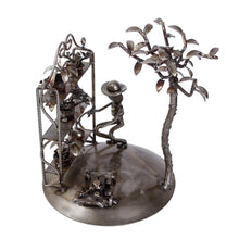 Load image into Gallery viewer, Handmade Rustic Metal Auto Parts Gardener Sculpture - Rustic Gardener | NOVICA