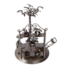 Load image into Gallery viewer, Handmade Rustic Metal Auto Parts Gardener Sculpture - Rustic Gardener | NOVICA