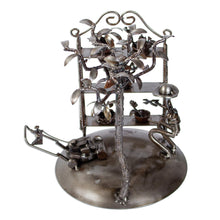 Load image into Gallery viewer, Handmade Rustic Metal Auto Parts Gardener Sculpture - Rustic Gardener | NOVICA