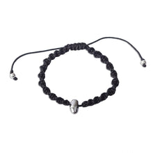 Load image into Gallery viewer, Modern Mexican Macrame Unity Bracelet with Sterling Silver - Nuuch | NOVICA