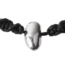 Load image into Gallery viewer, Modern Mexican Macrame Unity Bracelet with Sterling Silver - Nuuch | NOVICA