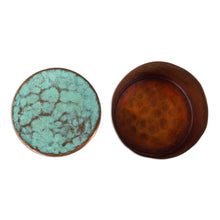 Load image into Gallery viewer, Handcrafted Hammered Copper Petite Keepsake Box - Antique Patina | NOVICA