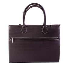 Load image into Gallery viewer, Black Leather Briefcase with Laptop Compartment from Mexico - Efficient and Beautiful | NOVICA