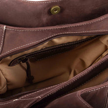 Load image into Gallery viewer, Coffee Brown Leather Hobo Bag from Mexico - Urban Coffee | NOVICA