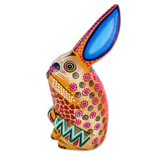 Load image into Gallery viewer, Copal Wood Rabbit Alebrije Figurine from Mexico - Magical Rabbit | NOVICA