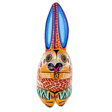 Load image into Gallery viewer, Copal Wood Rabbit Alebrije Figurine from Mexico - Magical Rabbit | NOVICA