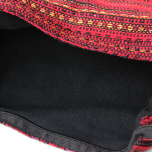 Load image into Gallery viewer, Handmade Red Shoulder Bag - Crimson Lands | NOVICA