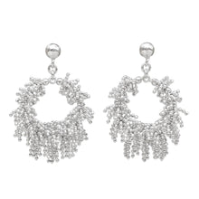 Load image into Gallery viewer, Handcrafted Sterling Silver Dangle Earrings - Snow Again | NOVICA