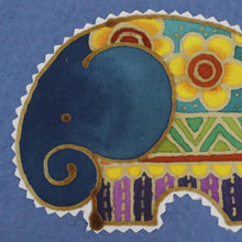 Load image into Gallery viewer, Set of 4 Batik Cotton and Paper Elephant Greeting Cards - Excited Elephants | NOVICA