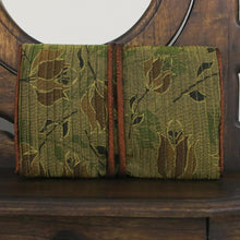 Load image into Gallery viewer, Floral Rayon and Silk Blend Jewelry Roll from Thailand - Fashionable Traveler | NOVICA
