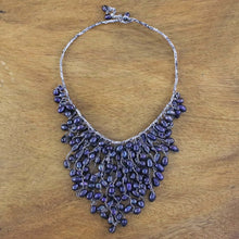 Load image into Gallery viewer, Bold Black Cultured Pearl Pendant Necklace from Thailand - The Enchanting Dark | NOVICA