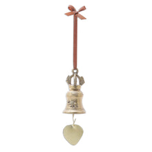 Load image into Gallery viewer, Elephant Motif Brass Bell Crafted in Thailand - Ceremonial Sound | NOVICA
