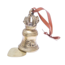 Load image into Gallery viewer, Elephant Motif Brass Bell Crafted in Thailand - Ceremonial Sound | NOVICA