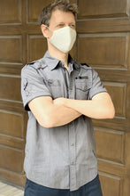 Load image into Gallery viewer, Three Handcrafted Thai Face Masks-1 Hemp and 2 Blue Cotton - Spirit of the Sea | NOVICA