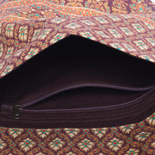 Load image into Gallery viewer, Thai Floral-Motif Yoga Mat Bag - Healthy Life | NOVICA