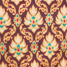 Load image into Gallery viewer, Thai Floral-Motif Yoga Mat Bag - Healthy Life | NOVICA