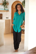 Load image into Gallery viewer, Sea Green Pintucks