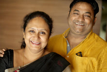 Load image into Gallery viewer, Hand-Painted Bordered Silk Shawl with Leaf Motif from India - Snow Clad Leaves | NOVICA
