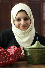 Load image into Gallery viewer, Red and White Recycled Paper Basket from India - Red and White | NOVICA
