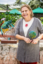 Load image into Gallery viewer, Colorful Art Glass Tree Sculpture from El Salvador - Light of the Sun | NOVICA

