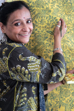 Load image into Gallery viewer, Limited Edition Kalamkari Style Painting from India - Celebration III | NOVICA
