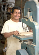 Load image into Gallery viewer, Set of 4 Teak Wood Appetizer Platters with Stand - Sharing Time | NOVICA
