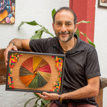 Load image into Gallery viewer, Pinewood Decorative Box with Pyrography Mayan Motif - Dresden Codex | NOVICA
