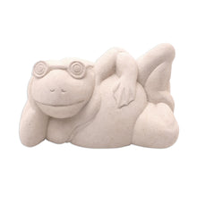 Load image into Gallery viewer, Sandstone sculpture - Frog Relaxes | NOVICA

