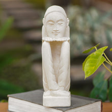Load image into Gallery viewer, Handmade Stone Sculpture - Sensitive Mood | NOVICA
