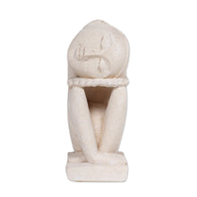 Load image into Gallery viewer, Sandstone sculpture - Lullaby | NOVICA
