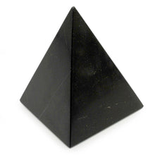 Load image into Gallery viewer, Onyx Pyramid Sculpture Handmade in Peru (Large) - Black Night of Peace | NOVICA
