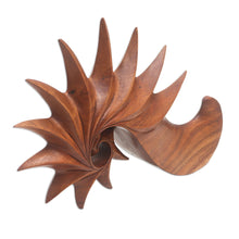 Load image into Gallery viewer, Handcrafted Modern Wood Sculpture from Indonesia - Vision | NOVICA

