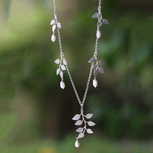 Load image into Gallery viewer, Sterling Silver and Pearl Necklace - Cloud Forest | NOVICA
