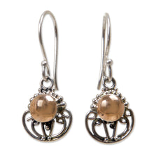 Load image into Gallery viewer, Gold Accent Sterling Silver Dangle Earrings - Eastern Sun | NOVICA
