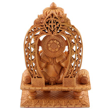 Load image into Gallery viewer, Artisan Crafted Religious Wood Sculpture  - Ganesha&#39;s Blessing II | NOVICA
