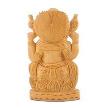 Load image into Gallery viewer, Wood statuette - Happy Ganesha | NOVICA
