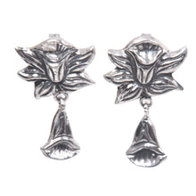 Load image into Gallery viewer, Sterling silver flower earrings - Radiant Daffodils | NOVICA
