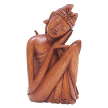 Load image into Gallery viewer, Wood statuette - Balinese Man | NOVICA
