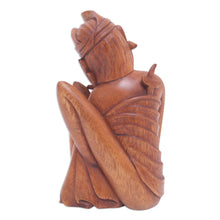 Load image into Gallery viewer, Wood statuette - Balinese Man | NOVICA
