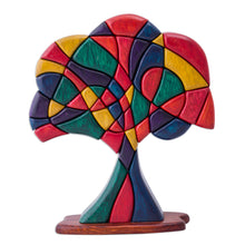 Load image into Gallery viewer, Artisan Crafted Fine Mahogany and Cedar Wood Tree Sculpture - Tree of Life | NOVICA
